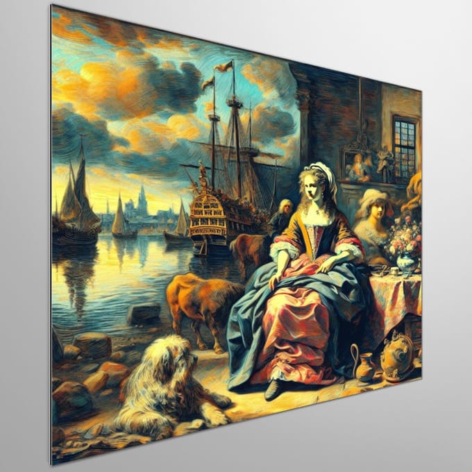 Kunstprint | Wanddecoratie | Dibond | 40 × 40 cm