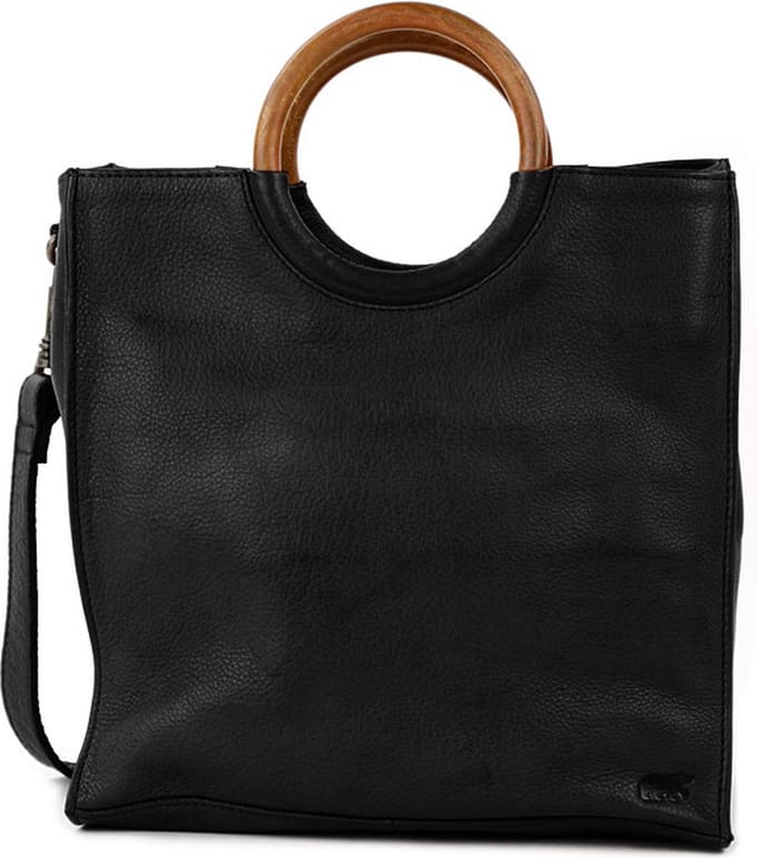 Bear Design Sara Leren Handtas - Zwart