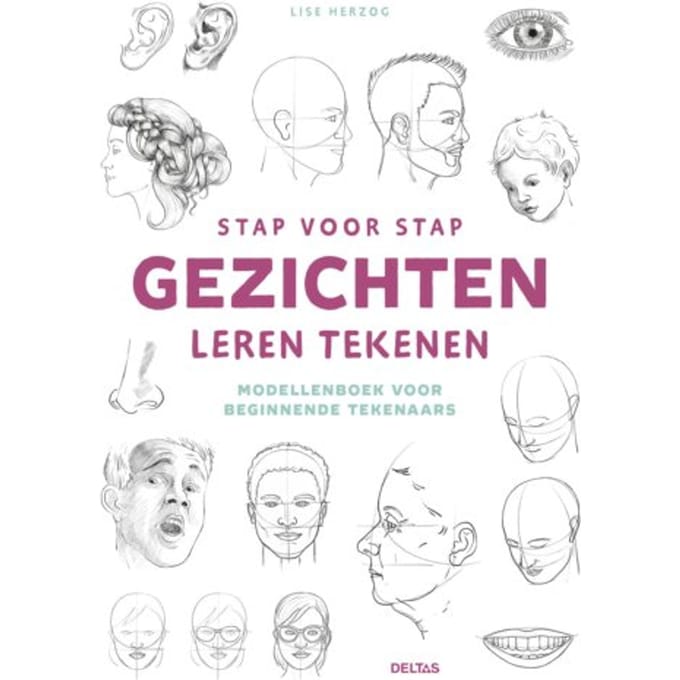 Stap Voor Stap Gezichten Leren Tekenen - Lise Herzog