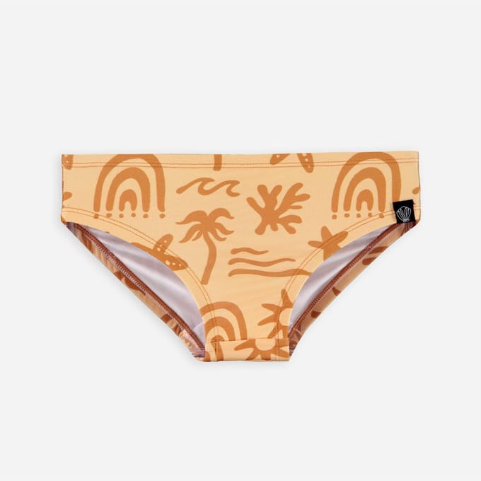 TROPICAL VIBES APRICOT – 80/86 – Bikinibroekje UV50+ bescherming