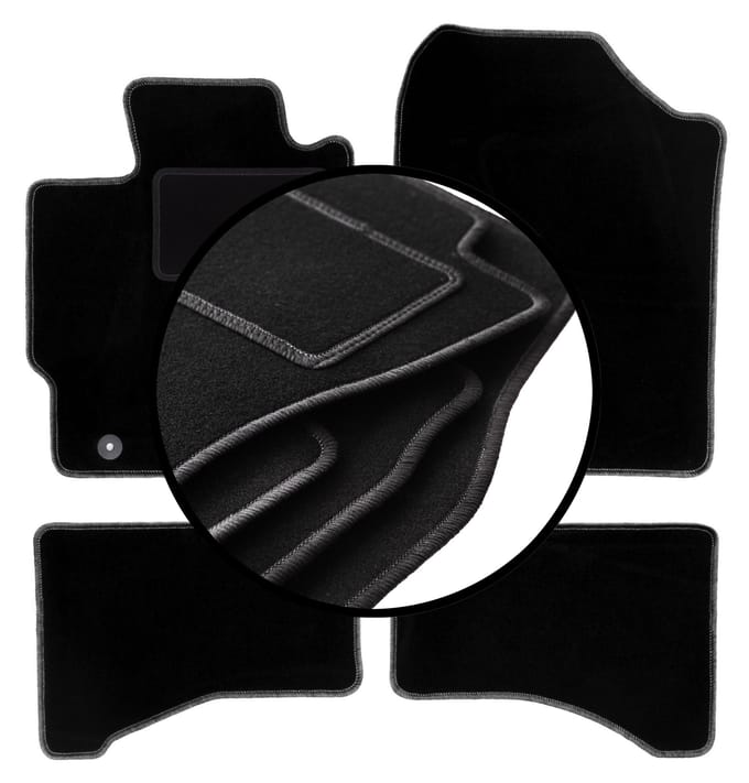 Set veloursmatten voor: Toyota Yaris III FL hatchback (2017-2020)