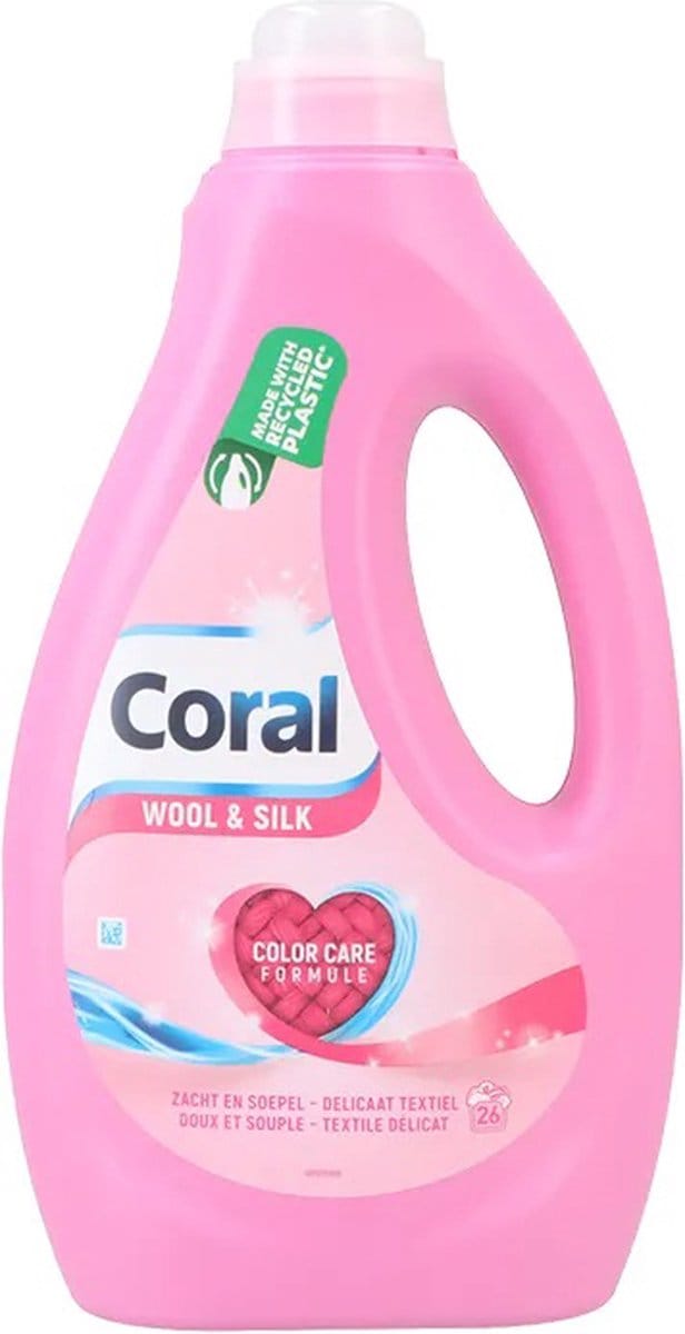 Coral Wasmiddel vloeibaar Wool & Silk - 1,25 l