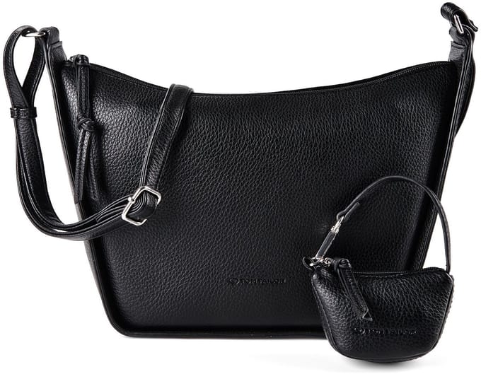TOM TAILOR schoudertas Novia Hobo Bag Black zwart