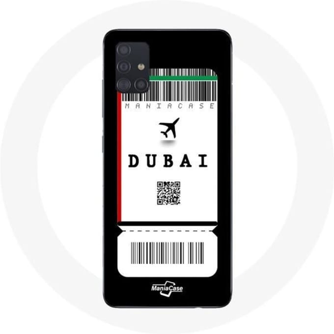 Samsung Galaxy A51 hoesje Dubai vliegticket