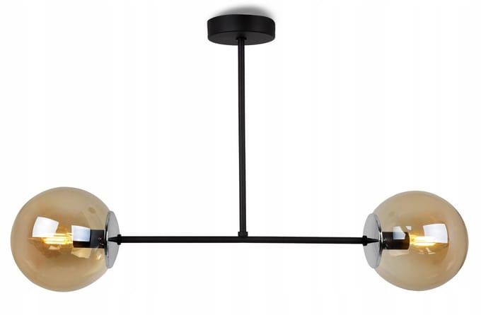 Hanglamp met Glazen Bollen - Loft Glamour Stijl - Eettafel Verlichting