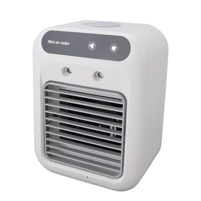 Draagbare airconditioner Professionele efficiënte koeling Langdurige spray 500ml watertank Klein gray