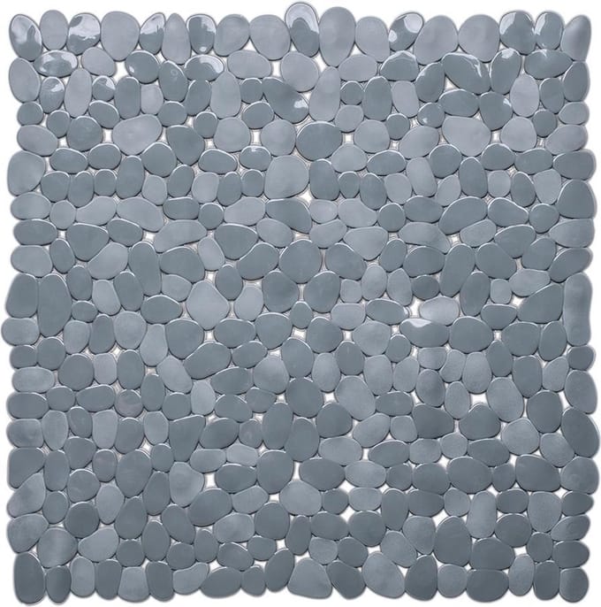 Douchemat-douche antislip voor douche grijs 53x53cm