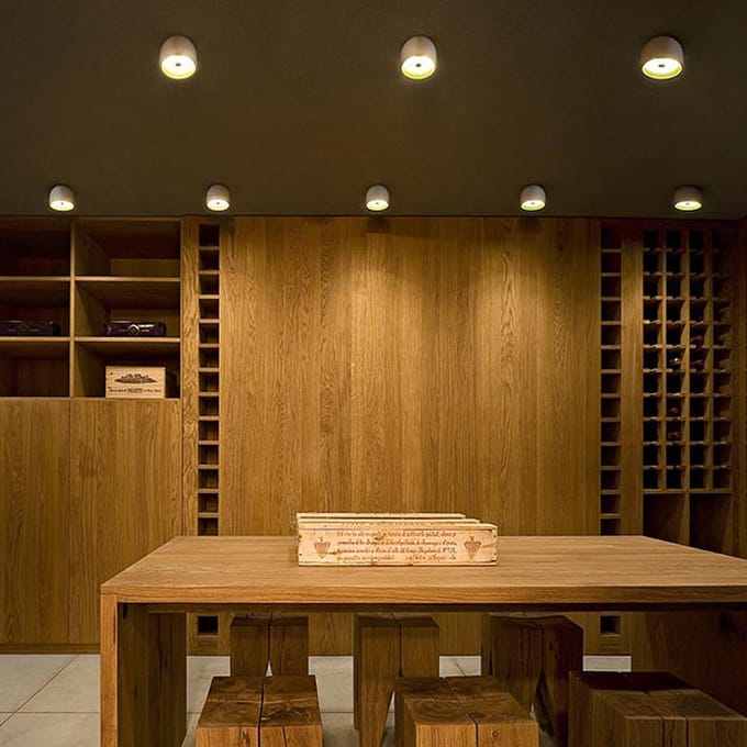 Flos Wan C/W Plafondlamp Zwart