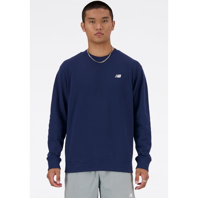 New Balance Nb Crew Neck Sweatshirt In Navy Taglia: L | Felpe con cappuccio Outlet | Uomo | Blu