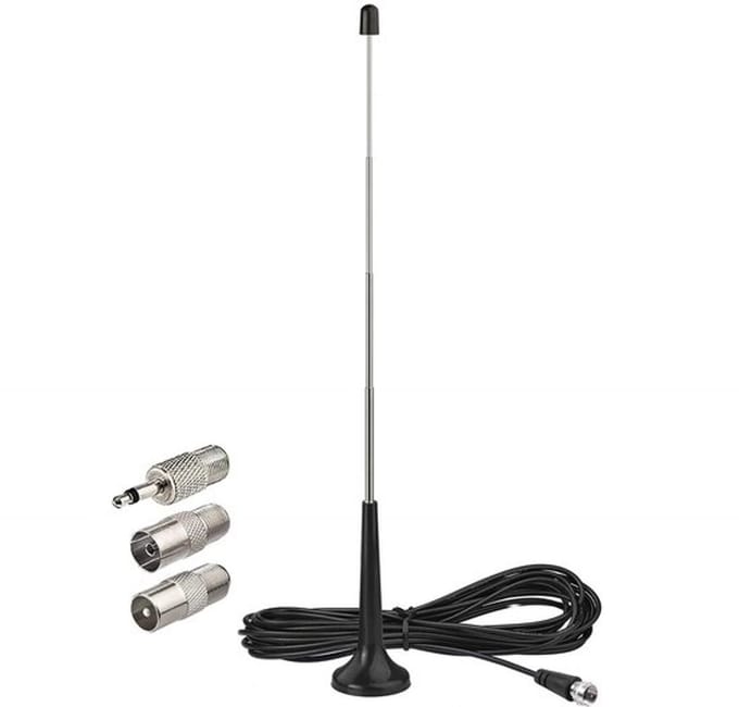Allecto - Fm Radio Antenne - Telescopische Indoor Tv antenne