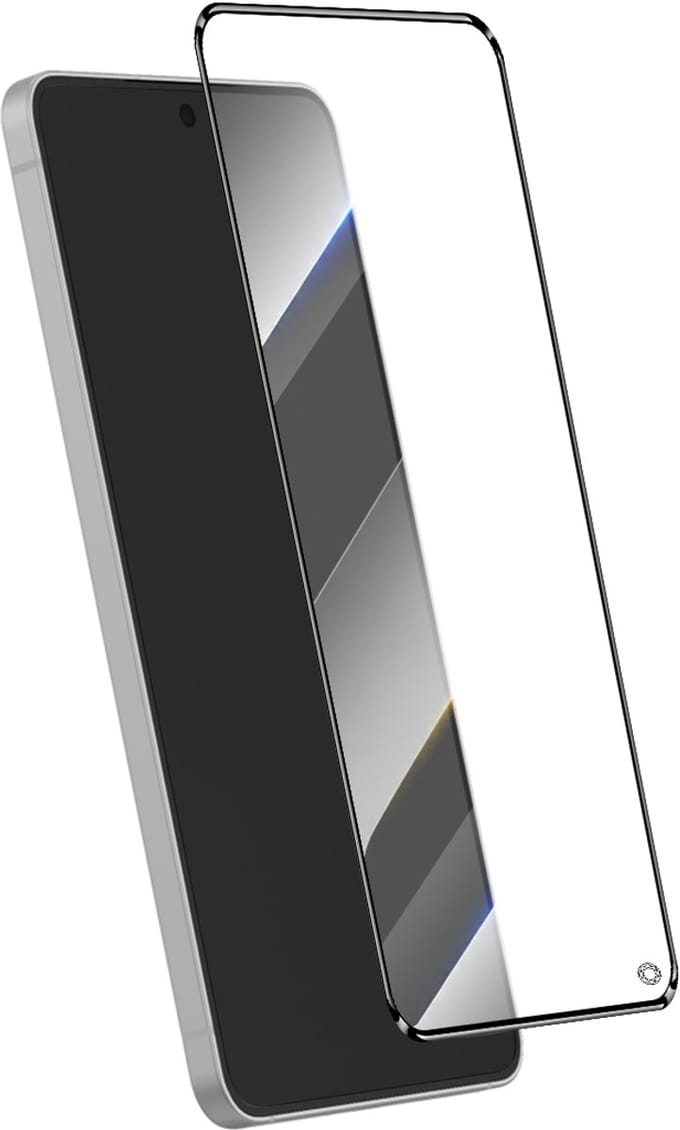 Force Case, Screenprotector geschikt voor Samsung Galaxy S25 Edge - CeramicShield 2.5D 10H Tempered Glass, Transparant