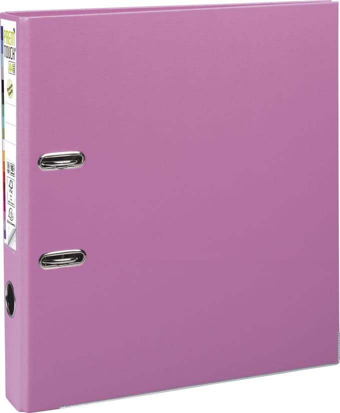 Exacompta 10x Prem'Touch® PP Ordner met hefboom - Rug 50mm - A4 maxi - Roze - 53155E