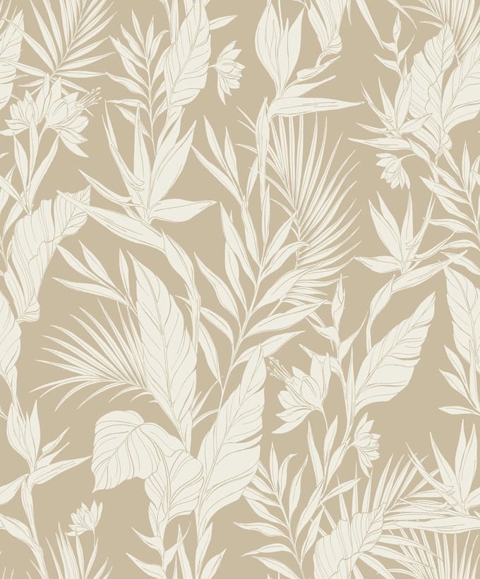 Dutch Wallcoverings - Omura- Lucia Forest beige - A71101