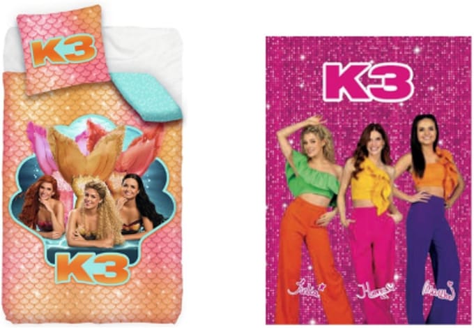 K3 Dekbedovertrek en Fleeceplaid Voordeelset