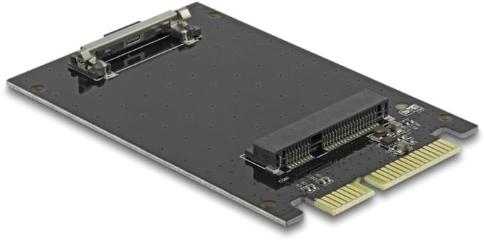 Delock SATA 22 pin male to mSATA slot Adapter