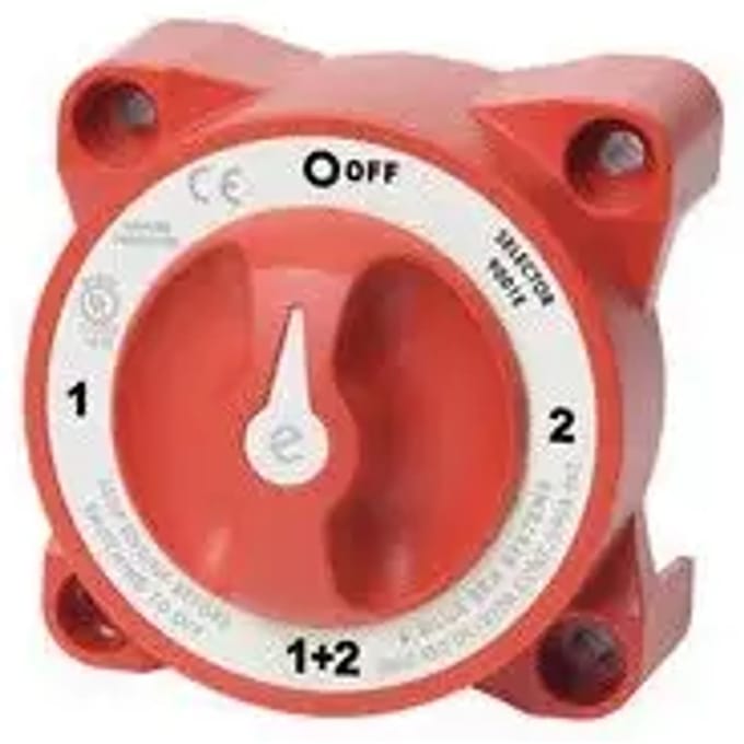 Enkelpolige batterijschakelaar Blue Sea E-Series 350Amp