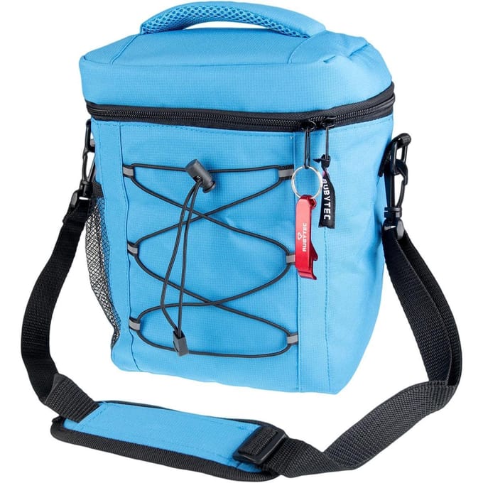 Rubytec Koeltas - 8 L - Koelbox - Geïsoleerde Lunchtas - Inclusief Koelelement - Coolerbag met Gaasvak - Blauw