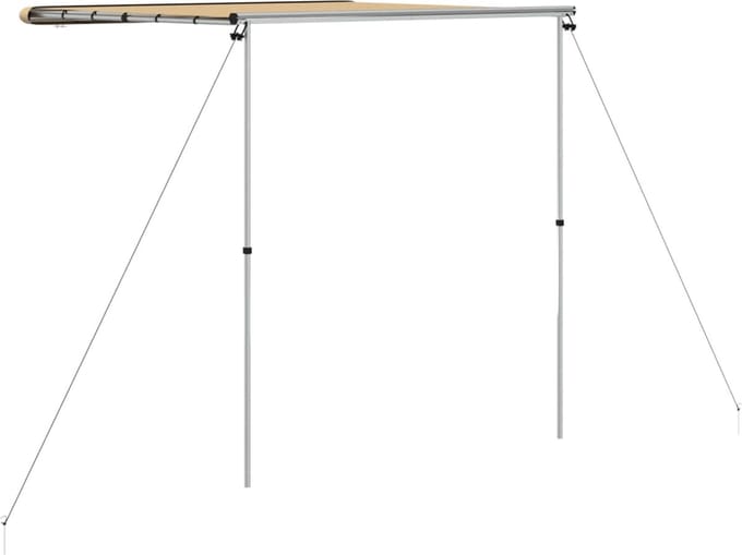 vidaXL - Luifel - voor - camper - en - caravan - 1,8x2x2,15 - m - beige
