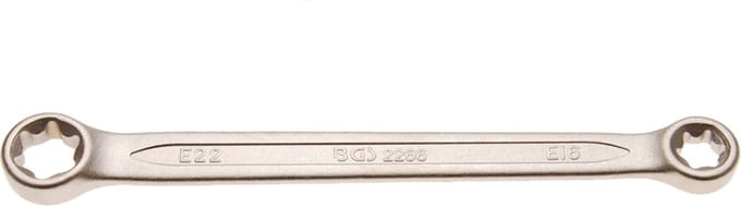 BGS Ringsleutel met E-profiel koppen E16 x E22