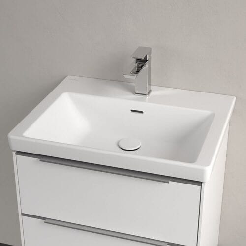 Villeroy & Boch Subway 3.0 cabinet washbasin 60 cm, with 1 tap hole, with overflow 4A706001