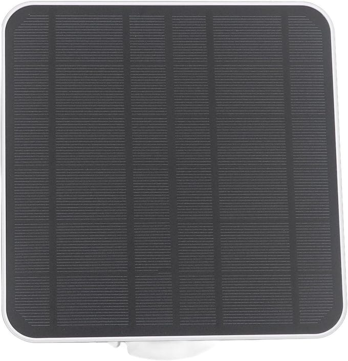 Zonnepaneel Camera - Energie Oplader - Beveiliging Bijladen - IP65 Waterdicht - 12W Vermogen - Wit