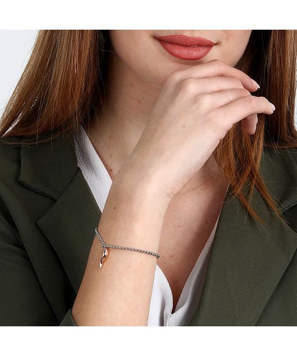Morellato Istanti Roségoud Roestvrij Staal Armband SAVZ11 Voor Dames white