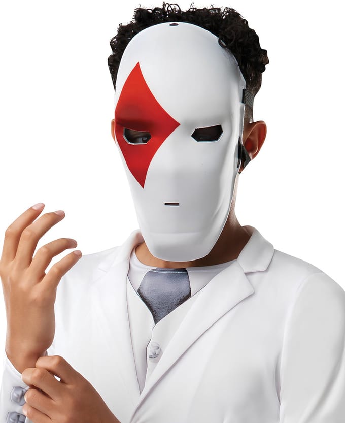 Rubie's Verkleedmasker Fortnite Wild Card Eva Wit/rood
