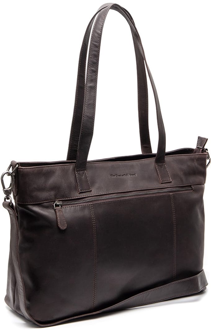 The Chesterfield Brand Osira Waxed Pull Up Shopper - Bruin