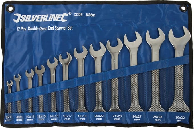 Silverline 380681 12-delige Steeksleutelset - 6-32mm