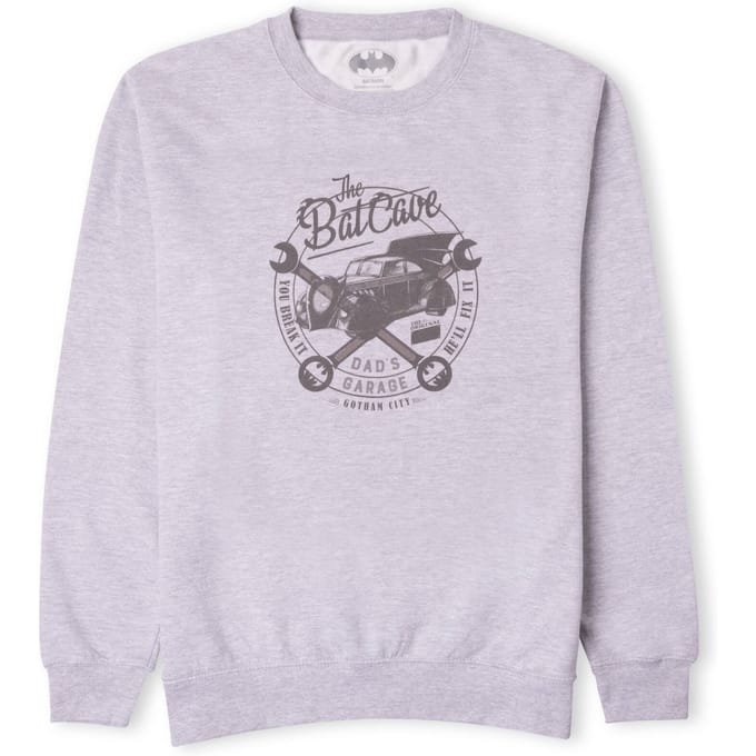 DC Batman The Bat Cave Sweatshirt - Grey - XXL