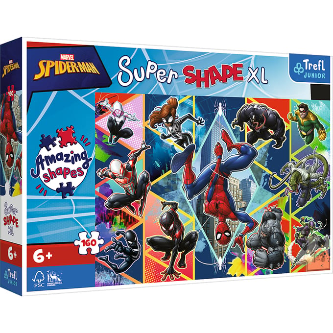 Spiderman super shape XL puzzel