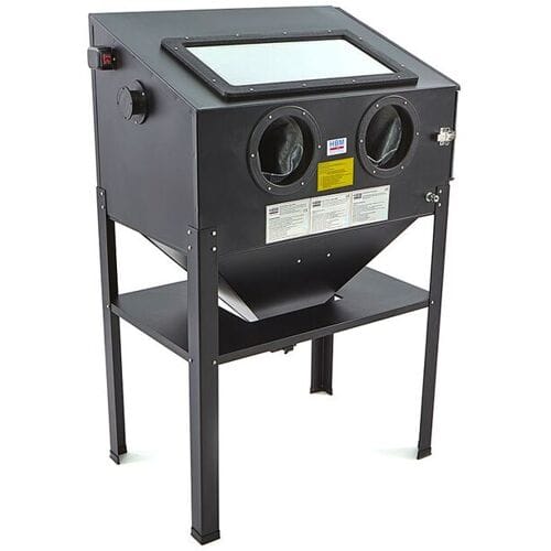 HBM SBC 220 Straalcabine - ZWART