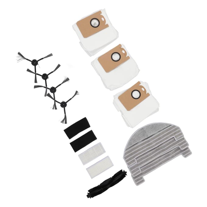 Veegmachine Borstel Vervangingsfilter Scherm Stofzak Zijborstels Veegmachine Accessoires gray
