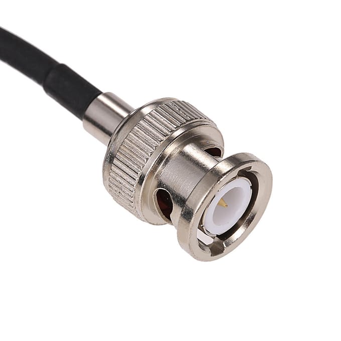 BNC Elektrode Sonde Connector Hydroponische PH Aquarium Controller Meter Nieuw zwart