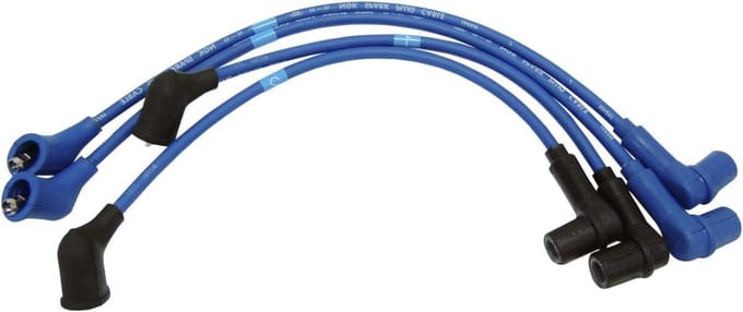 Bougie Draad Set - Ontstekingskabels - Motoronderhoud - Variabele Wikkeling - 4 Stuks - Zwart