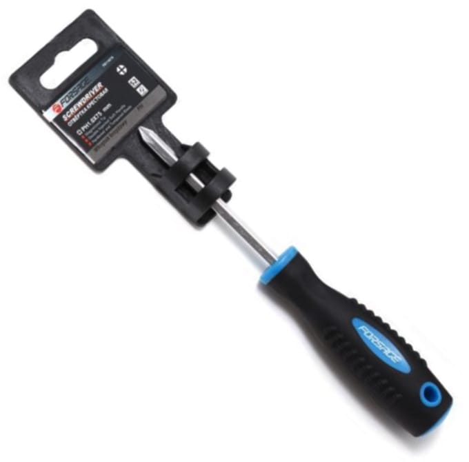 Forsage F-7011075 - Kruiskopschroevendraaier - PH1x75mm - Staal - Czarno-niebieski