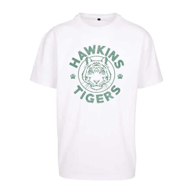 T-shirt Merchcode Stranger Things Hawkins Tigers Oversize