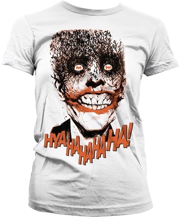 DC Comics Batman Dames Tshirt -M- Joker HyaHaHaHa Wit