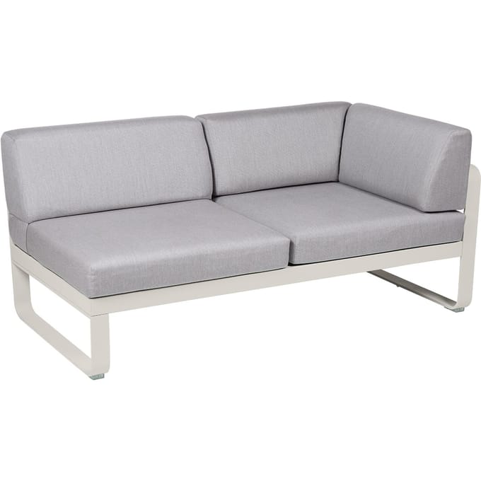 Fermob BELLEVIE hoekmodule rechts - A5 leemgrijs - 79 Flanelgrijs