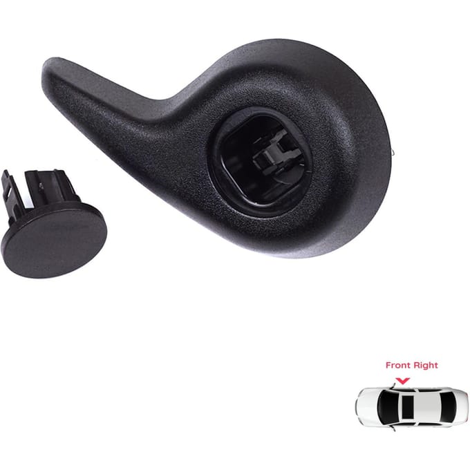 EDP1421-2 Handmatige verstelhendel voor de rechter voorstoel, zwart voor Renault Megane MK4 B9A K9A Talisman LP KP 2015-heden