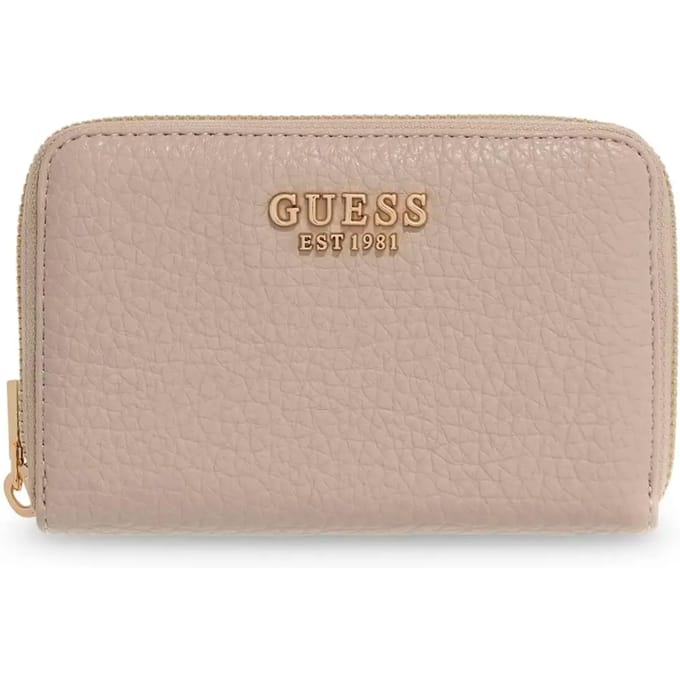 GUESS portemonnee Marsha SLG Medium Zip Around Wallet Light Taupe beige