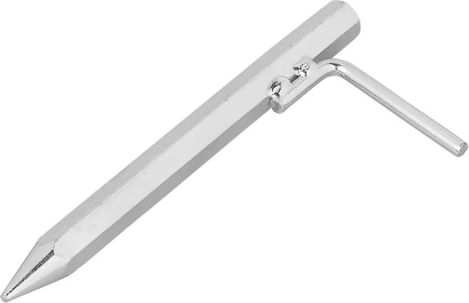 ProPlus Grondpen - Gegalvaniseerd staal - L-haak - 20 cm - 16 mm diameter