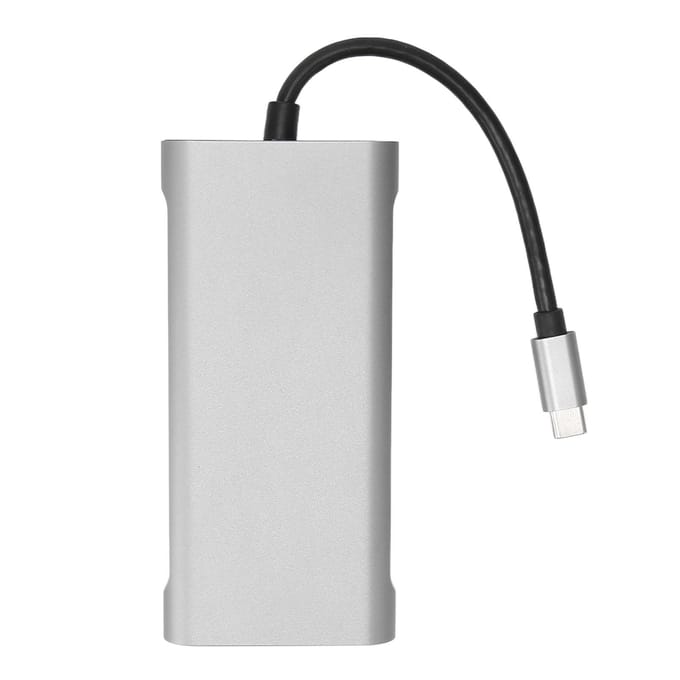 Hub USB C 11 en 1 Interface Multimédia HD VGA PD Transmission 5 Gbps Station d'Accueil pour Ordinateurs Portables