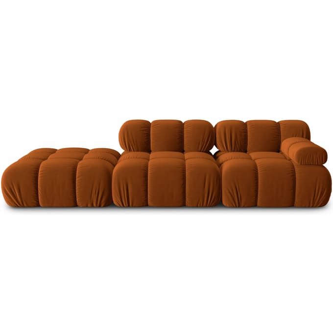 Modulaire 3-zitsbank Tropea links velvet | Milo Casa