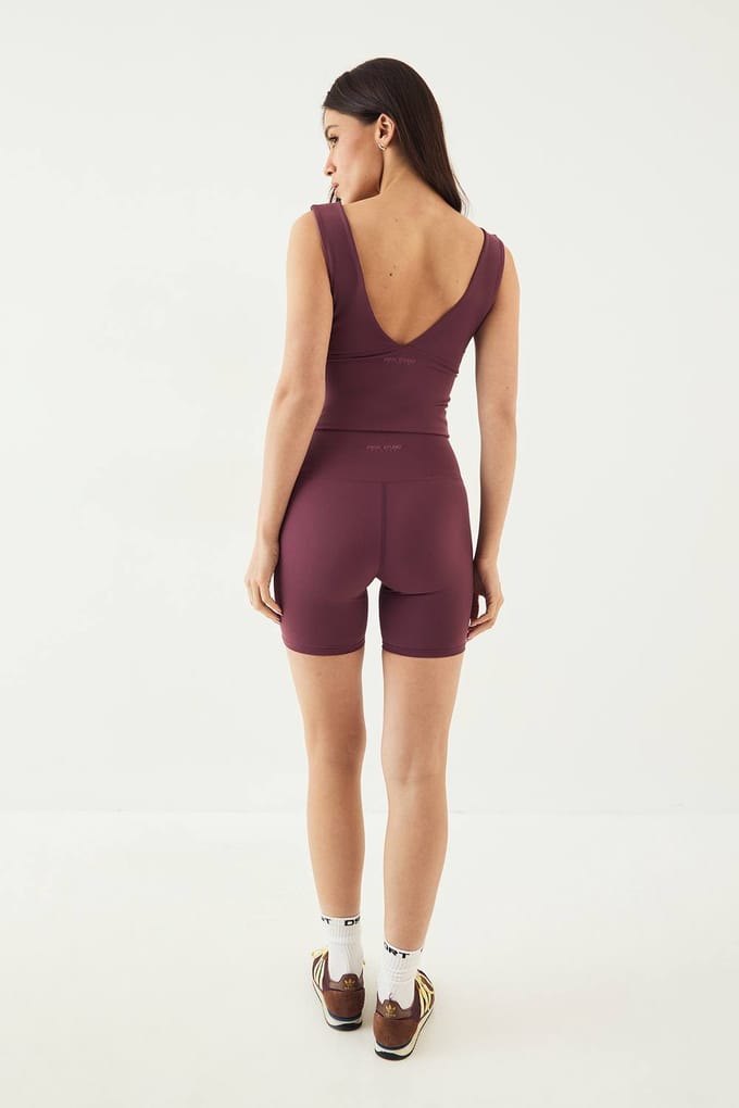 Dames Dsgn Studio Ultra Sculpt Fietsshort | Plum | Maat: 2XL