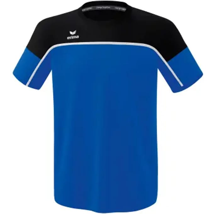 Erima Change T-Shirt Kinderen - Wit / Zwart / New Royal | Maat: 152