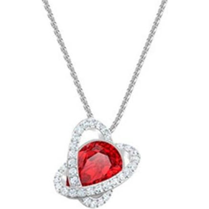 Swarovski Outstanding hartvormige halsketting voor dames 5455036 Box (Random Color) white