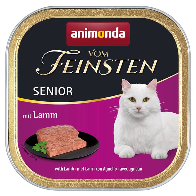 6x100g Senior met Lam animonda Vom Feinsten Kattenvoer
