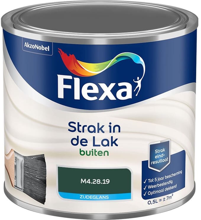 Flexa - Strak In De Lak Buitenlak Zijdeglans - M4.28.19 - Mengverf - 500 Ml