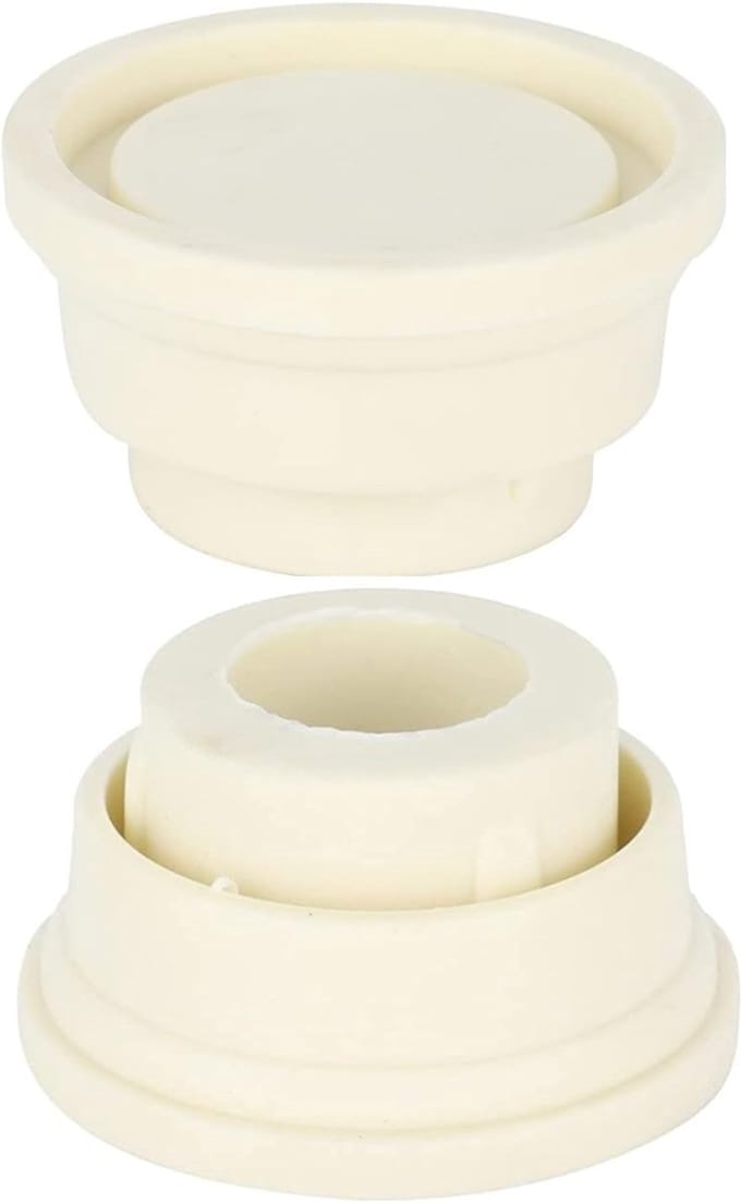 Rubber Buffer voor Pool Ladder - Pack van 2 - Rubber Pool Ladder Caps Bumpers - Witte Rubber Caps - Veiligheid Accessoires